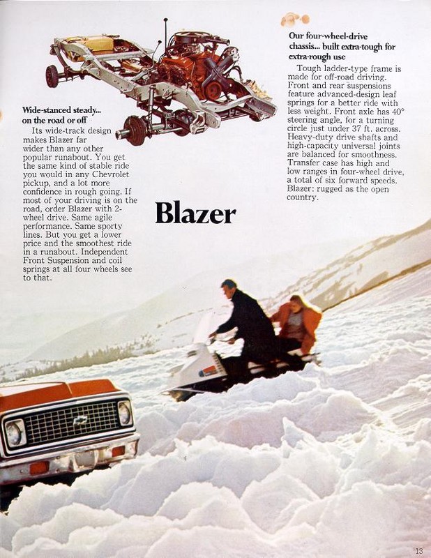 1971 Chevrolet Recreation Vehicles Brochure Page 8